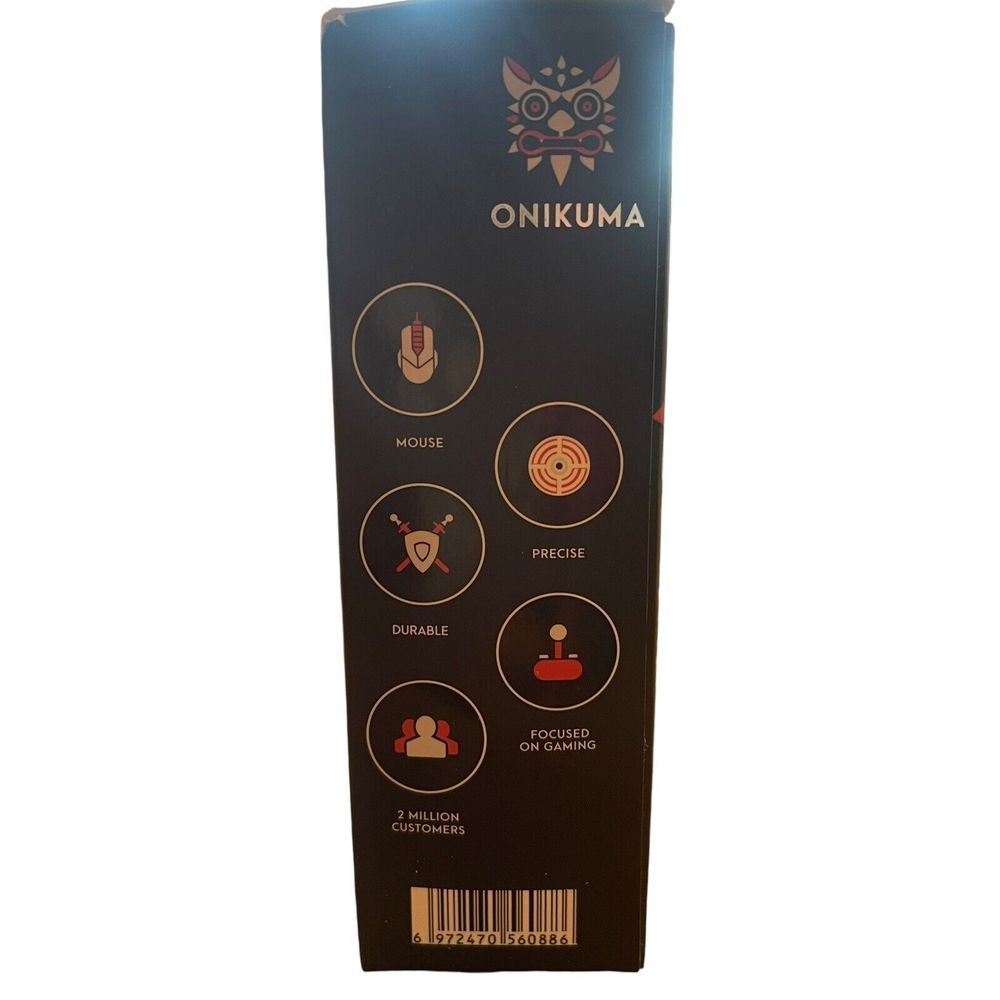 Onikuma CW903 Pro Gaming Mouse with RGB 6 Changing Colors Focused On‎ Gaming - Picture 5 of 7
